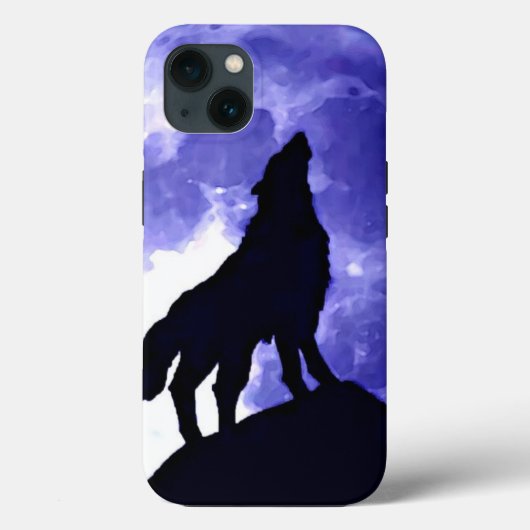 Howling Wolf & Fullmoon Case-Mate iPhone Case (Achterkant)