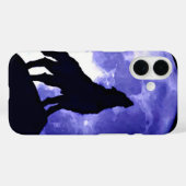 Howling Wolf & Fullmoon Case-Mate iPhone Case (Achterkant (horizontaal))