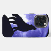 Howling Wolf & Fullmoon iPhone Hoesje (Achterkant horizontaal)