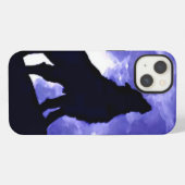 Howling Wolf & Fullmoon iPhone Hoesje (Achterkant horizontaal)