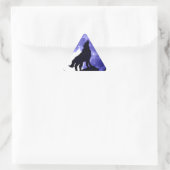 Howling Wolf & Fullmoon Sticker (Tas)