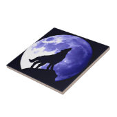Howling Wolf & Fullmoon Tegeltje (Zijkant)