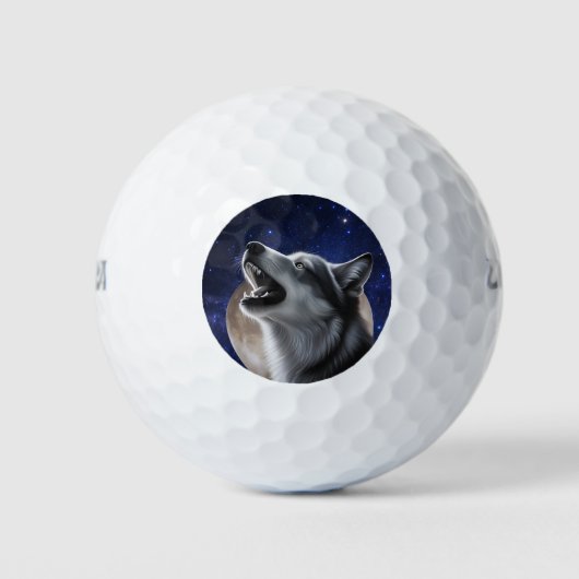 Howling Wolf Golfballen (Voorkant)