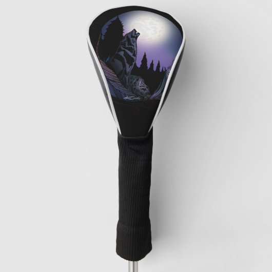 Howling Wolf Golfheadcover (Voorkant)