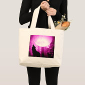 Howling Wolf Grote Tote Bag (Voorkant (product))