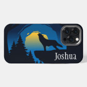 Howling Wolf Hoesje-Mate iPhone Case Hoesje (Achterkant horizontaal)
