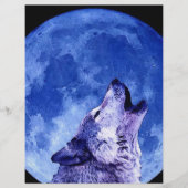 Howling Wolf in Moon Flyer (Voorkant)