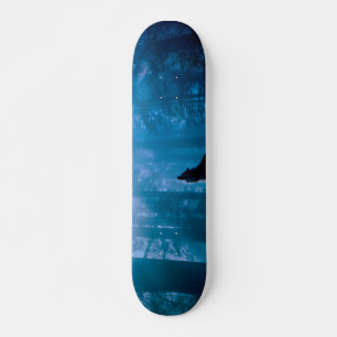 Howling Wolf in Wilderness Persoonlijk Skateboard