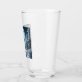 Howling Wolf In Winter Glas (Links)