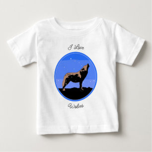 Howling Wolf in Winter - Oorspronkelijke Wilde Kun