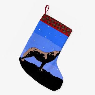 Howling Wolf in Winter - Oorspronkelijke Wilde Kun Kleine Kerstsok