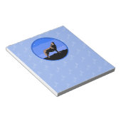 Howling Wolf in Winter - Oorspronkelijke Wilde Kun Notitieblok (Schuin)