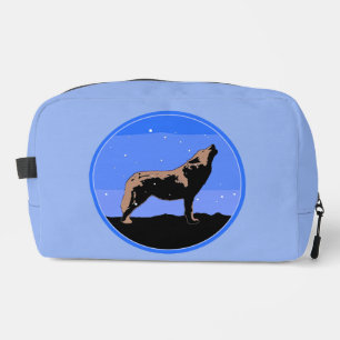 Howling Wolf in Winter - Oorspronkelijke Wilde Kun Toilettasje