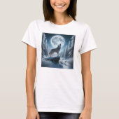 Howling Wolf In Winter T-shirt (Voorkant)
