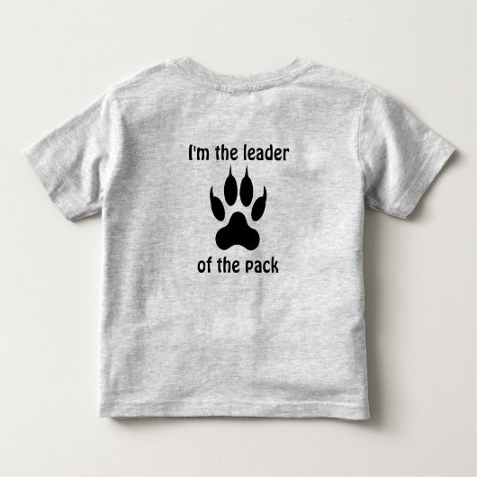 Howling Wolf Kinder T-shirt (Achterkant)