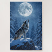 Howling Wolf Legpuzzel (Verticaal)
