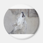 Howling Wolf Magneet (Voorkant)