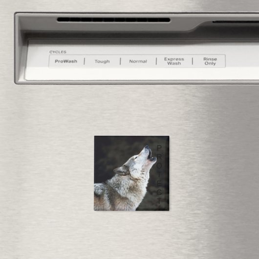 Howling Wolf Magneet (Insitu (Vaatwasser))