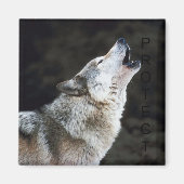 Howling Wolf Magneet (Voorkant)