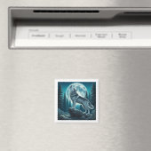 Howling Wolf Magneet (Insitu (Vaatwasser))