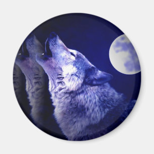 Howling Wolf Magneet