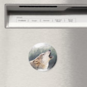Howling Wolf Magneet (Insitu (Vaatwasser))