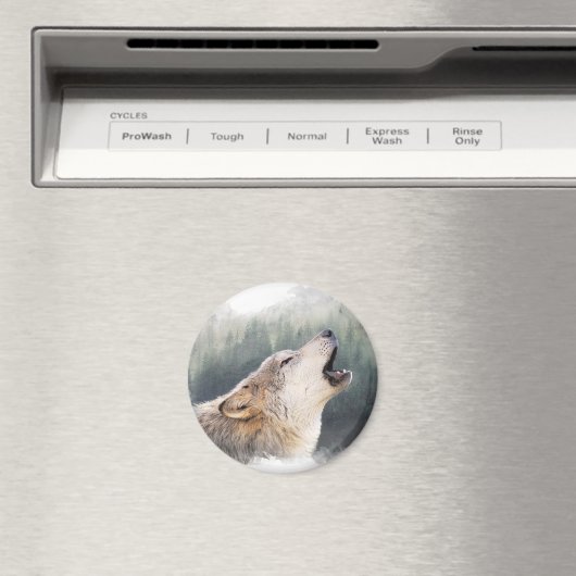 Howling Wolf Magneet (Insitu (Vaatwasser))