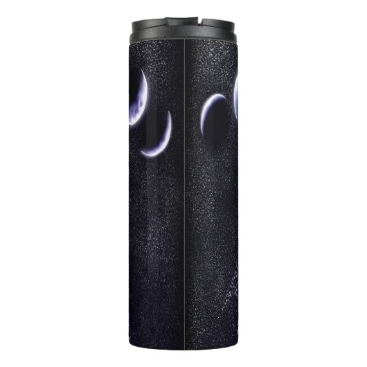Howling Wolf met Fasen van de maan Thermosbeker (Achterkant)