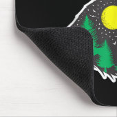 Howling Wolf Moon Forest Milieubescherming Muismat (Hoek)