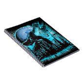 Howling Wolf Moon Pine Forest Notitieboek (Rechterzijde)