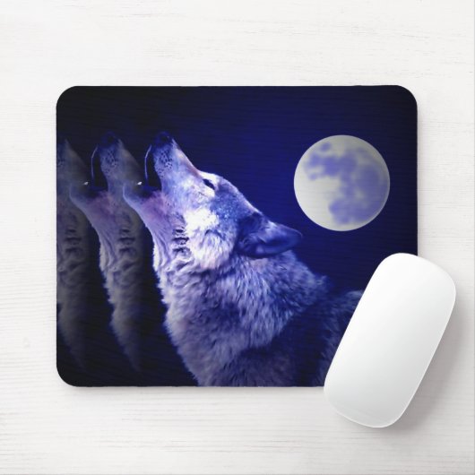 Howling Wolf Muismat (Met muis)
