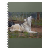 Howling Wolf Notebook Notitieboek (Voorkant)