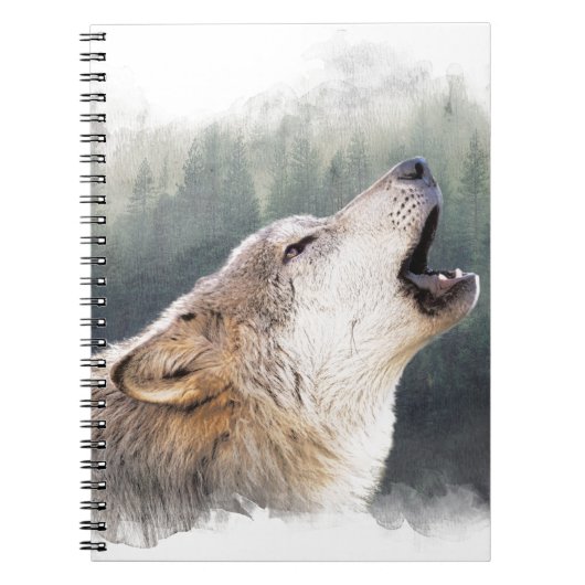 Howling Wolf Notitieboek (Voorkant)