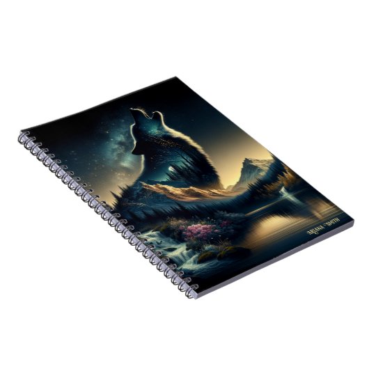 Howling Wolf Notitieboek (Rechterzijde)