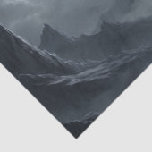 Howling Wolf onder de Volle Maan – Decoupage Tissuepapier (Detail)