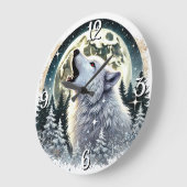 Howling Wolf onder de volle maan Grote Klok (Hoek)