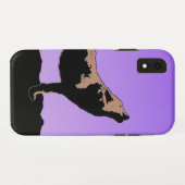 Howling Wolf op zonsondergang - Originele Wilde Ku Case-Mate iPhone Case (Achterkant (horizontaal))