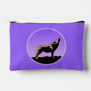 Howling Wolf op zonsondergang - Originele Wilde Ku Etui