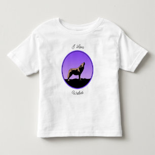 Howling Wolf op zonsondergang - Originele Wilde Ku Kinder Shirts