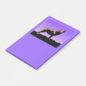 Howling Wolf op zonsondergang - Originele Wilde Ku Post-it® Notes (Schuin)