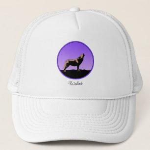 Howling Wolf op zonsondergang - Originele Wilde Ku Trucker Pet