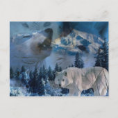 Howling Wolf Pack Briefkaart (Voorkant)