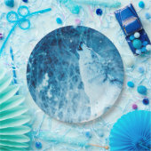 Howling Wolf Paper Borden Papieren Bordje (Feest)