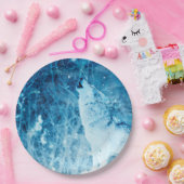 Howling Wolf Paper Borden Papieren Bordje (Feest)