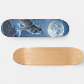 Howling Wolf Persoonlijk Skateboard (Horizontaal)