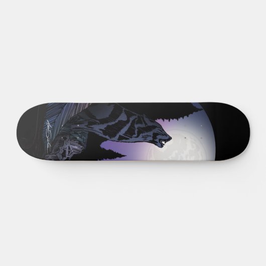 Howling Wolf Persoonlijk Skateboard (Horizontaal)