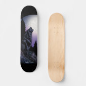 Howling Wolf Persoonlijk Skateboard (Voorkant)