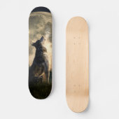 Howling Wolf Persoonlijk Skateboard (Voorkant)