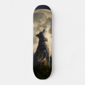 Howling Wolf Persoonlijk Skateboard (Voorkant)