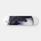 Howling Wolf Persoonlijk Skateboard (Horizontaal)